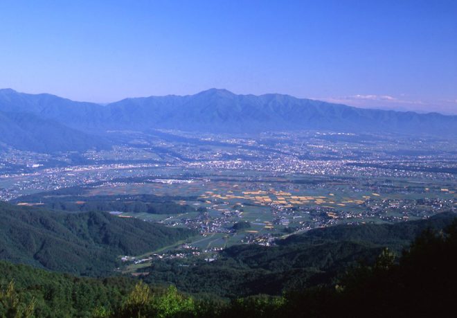 伊那谷と経ヶ岳 | 信州の風景専用ストックフォト・写真集・カレンダー